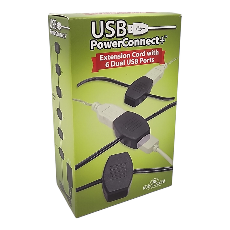 USB Extension Cord With Mulitple Outlets - 12 Outlets