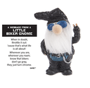 Biker Gnome Pocket Charm -