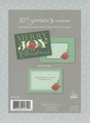 30 Value Pack Merry Joy Christmas Boxed Cards