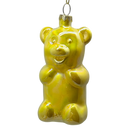 Glow In The Dark Bear Ornament - Yellow
