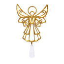 Warm White LED Gold Angel Treetop - 9.25 inch