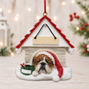 Ceramic Doghouse Ornament - Bulldog - Animals - by E&S Pets - view 2