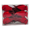 Set of 6 Clip-on Cardinal ornament - 4.5 Inch