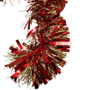 12 foot 6 Ply Luxury Tinsel Garland - Red/Gold