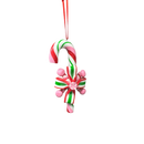 Candycane Treats Hanging Ornament - Multicolor Candy Cane - Christmas >> Ornaments >> Food & Drink - by Kurt Adler - view 2