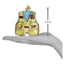 Fishing Vest Glass Ornament - Christmas >> Ornaments >> Sports - by Old World Christmas - view 4