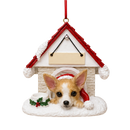 Ceramic Doghouse Ornament - Chihuahua - Tan - Animals - by E&S Pets - view 2