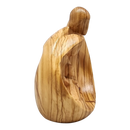 Modern Style Holy Family Carved Nativity - Olive Wood - 4 Inch