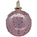 Amethyst Radiance Ornament with Crystal Chatons