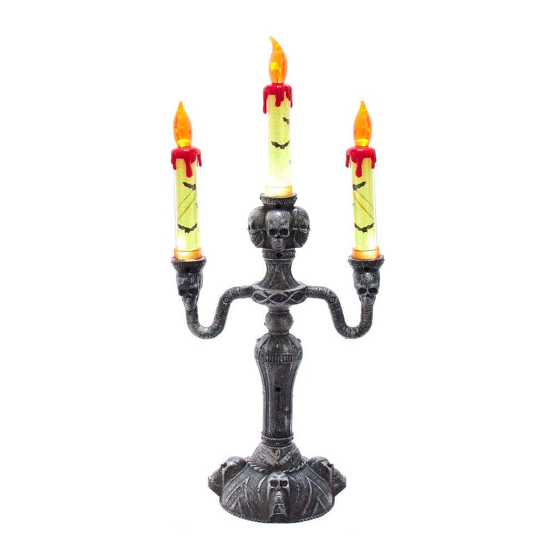Battery-Operated Halloween LED Candelabra - 15 Inch