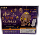 Lighted Hanging Skulls - Set of 6
