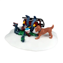 Thrills, Spills, and Puppy Rescues: Winter Wipeout - Alpine Village - by Lemax