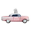 Classic Car Glass Ornament