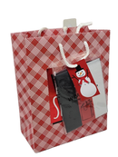 Contemporary Gift Bag With Tissue - Let It Snow Medium