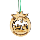 Merry Christmas in Shelburne Vermont Ornament