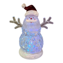 Lighted Shimmer Santa - 4.5 inch