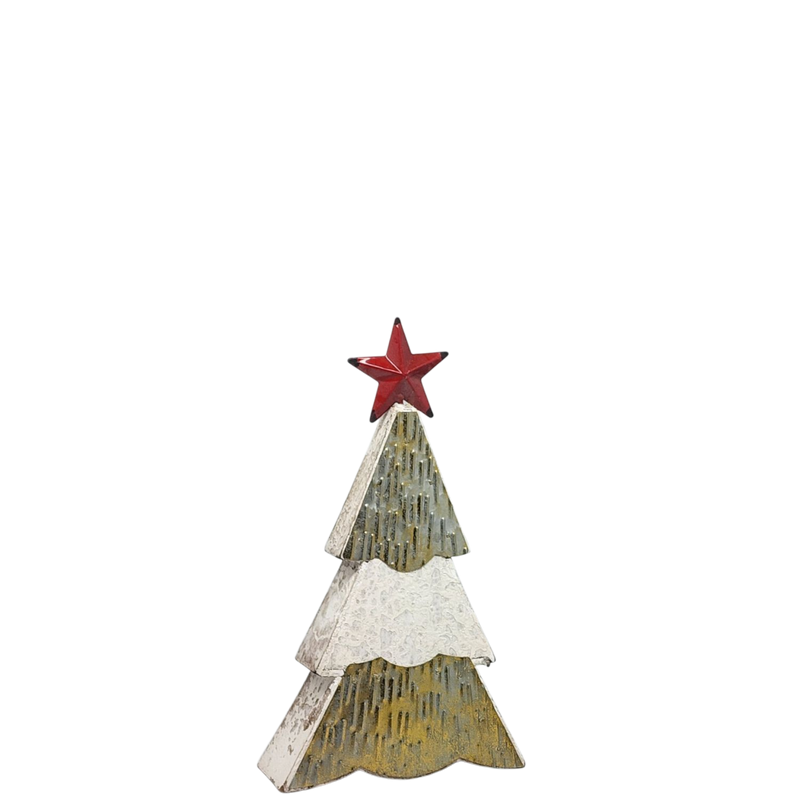 Wood and Metal Holiday Tree -