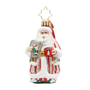Christopher Radko Little Gem Glass Ornament - Santa’s Daily News