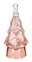 LED Light Up Tree Mini Shimmer – Rosy Radiance