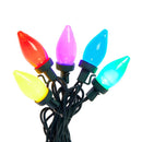 100L Multicolor LED Opaque C7 String Lights On Spool - Christmas >> Lighting - by Kurt Adler
