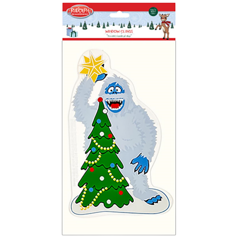 Rudolph 2-sided Window Cling -