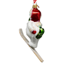 Wooshing - Skiing Snowman Ornament