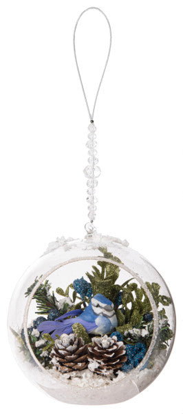 Blue Jay Terrarium Ornament