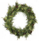 The Mixed Pine & Pinecone Wreath - 36 Inch Diameter - Trees and Wreaths - by A&B Floral
