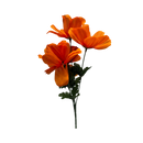13 inch Faux Orange Cosmos Flower Bouquet - Home & Living >> Artificial Flowers - by Gerson