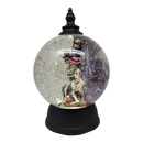 Spooky Love Skeleton Lighted Snow Globe