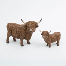 Magnesium Holiday Highland Cow - Small (16 inch)