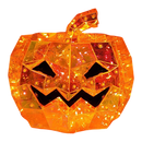 100-Light Orange Micro LED Holographic Jack-O-Lantern - Holidays >> Halloween - by Kurt Adler - view 5