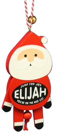 Dancing Wooden Ornament (E - J) -