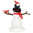 Cardinal Christmas Snowman - Christmas >> Villages >> Accessories - by Department 56 - view 2