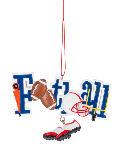 Sports Dangle Ornament - Football