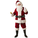 Budget Adult Santa Costume - 7 Piece Set -