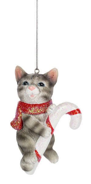 Christmas Kitten Ornament -