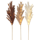Lighted Faux Pampas Grass Branch - - by The Country Christmas Loft