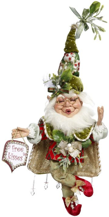 Mistletoe Mischief Elf, Small - 10 Inches - The Country Christmas Loft