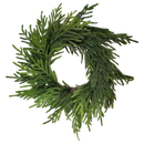 Natural Looking Lush Cedar Wreath - 24 Inches