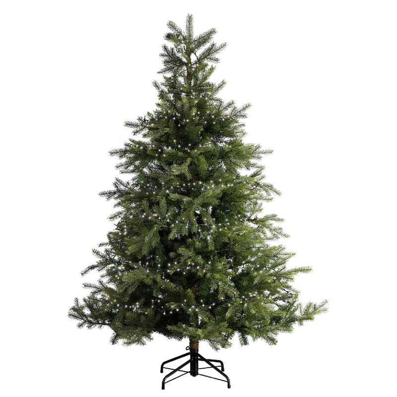 Compact Micro Garland String Lights - 808 LED - Warm/Cool White - Black Wire