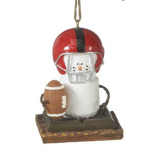 S'mores Guy Sports Ornament - Football - The Country Christmas Loft