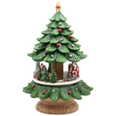 Musical Christmas Tree with Rotating Santa Train – 14 Inch - Christmas >> Decor - by Roman - view 2