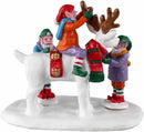 Reindeer Snowman Figurine - Christmas >> Villages >> Accessories - by Lemax - view 2