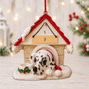Ceramic Doghouse Ornament - Dalmatian - Animals - by E&S Pets - view 2