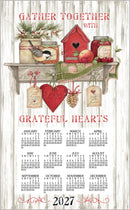 2027 Linen Calendar Towel - Kitchen Sentiments - Calendars - by Kay Dee Design