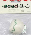 Bead It - Bead Body Green Stripe Collar - The Country Christmas Loft