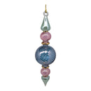 Multi-Hued Finial with Sapphire Center and Gold Accents