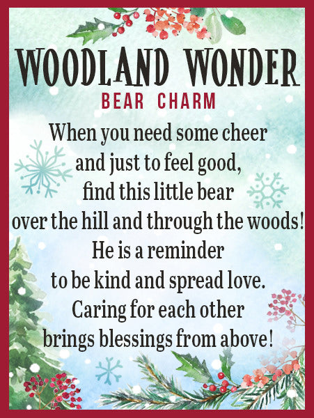 Woodland Wonder Bear Charm