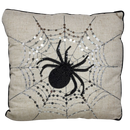 Sparkling Spider Web Pillow